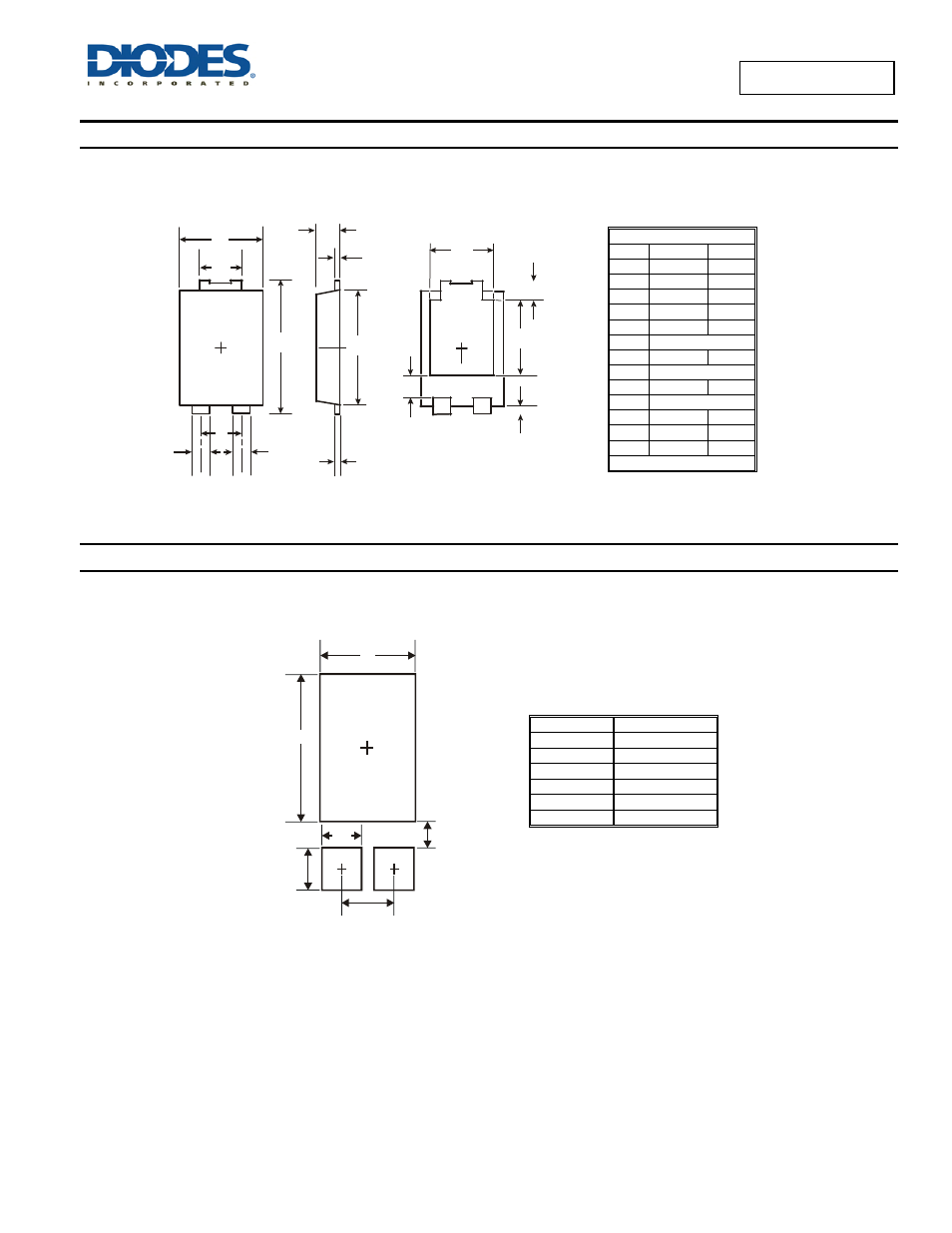 Package outline dimensions, Suggested pad layout | Diodes SBR12A45SP5 User Manual | Page 4 / 5