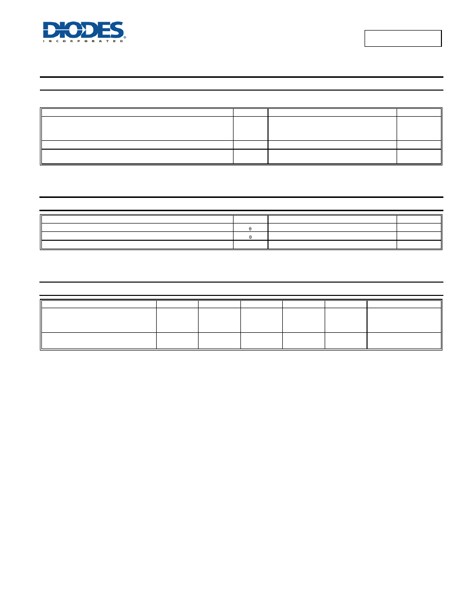 Maximum ratings, Thermal characteristics, Electrical characteristics | Diodes SBR12U100P5 User Manual | Page 2 / 5