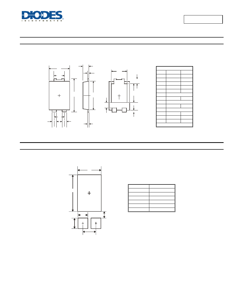 Package outline dimensions, Suggested pad layout | Diodes SBR12U100P5 User Manual | Page 4 / 5