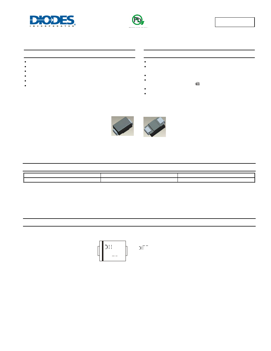 Diodes SBR1A40SA User Manual | 4 pages