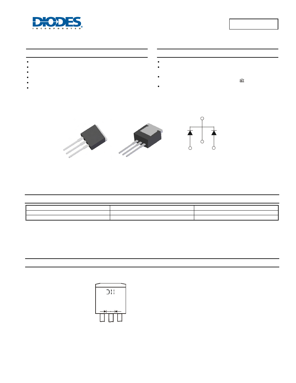Diodes SBR20100CTE User Manual | 4 pages