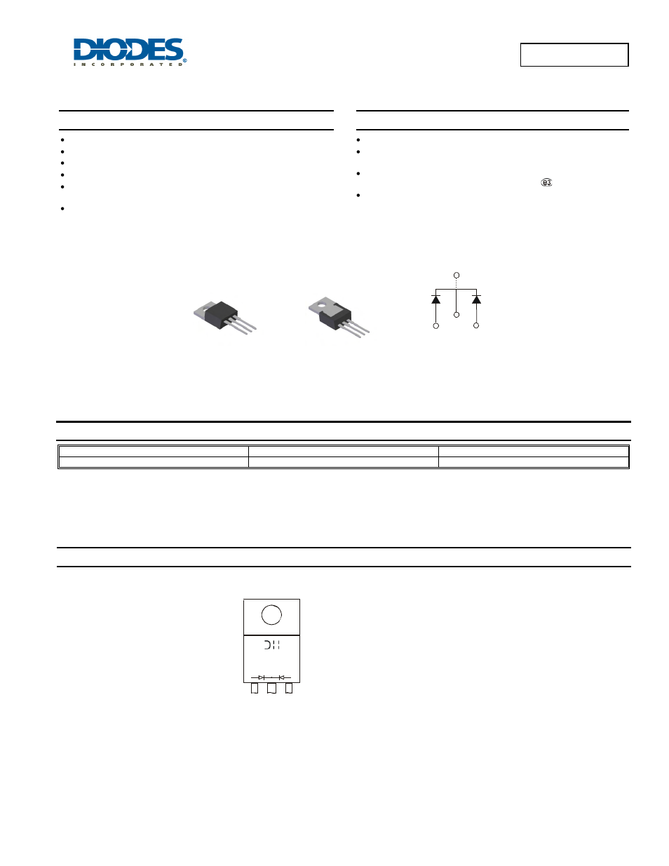 Diodes SBR20100CTP User Manual | 4 pages