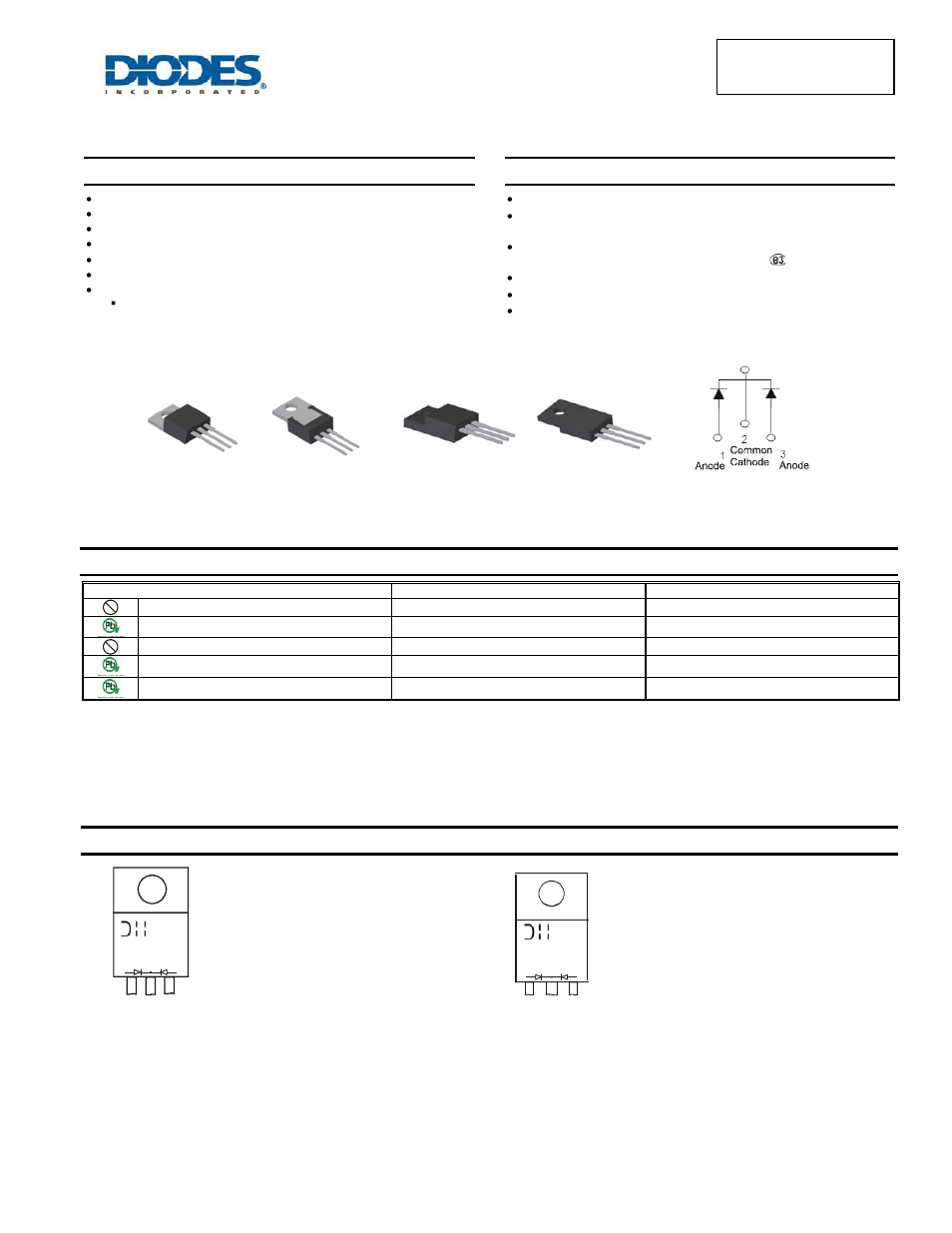 Diodes SBR20A120CTFP User Manual | 5 pages