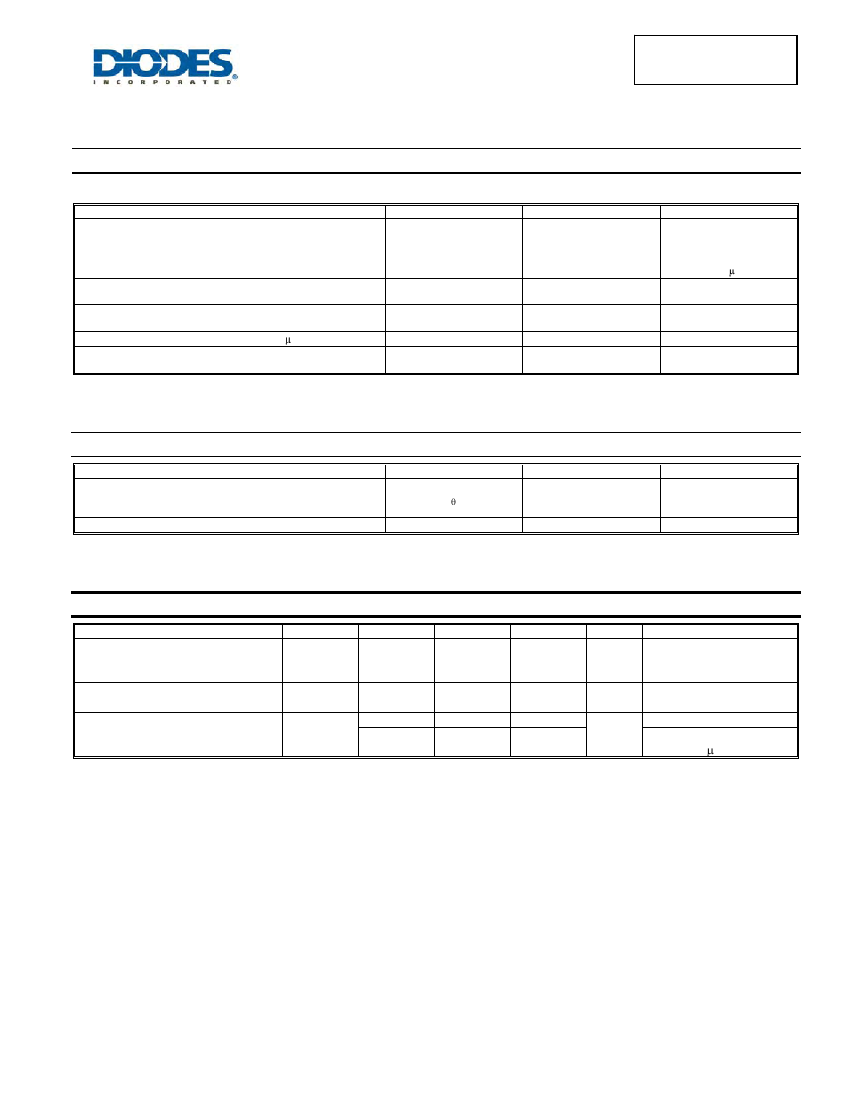 Maximum ratings (per leg), Thermal characteristics (per leg), Electrical characteristics | Per leg) | Diodes SBR20A200CTFP User Manual | Page 2 / 5