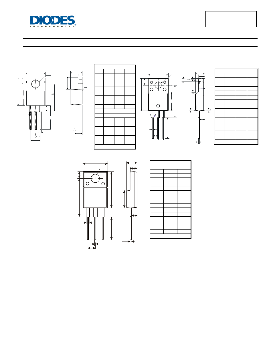 Package outline dimensions | Diodes SBR20A45CTFP User Manual | Page 4 / 5