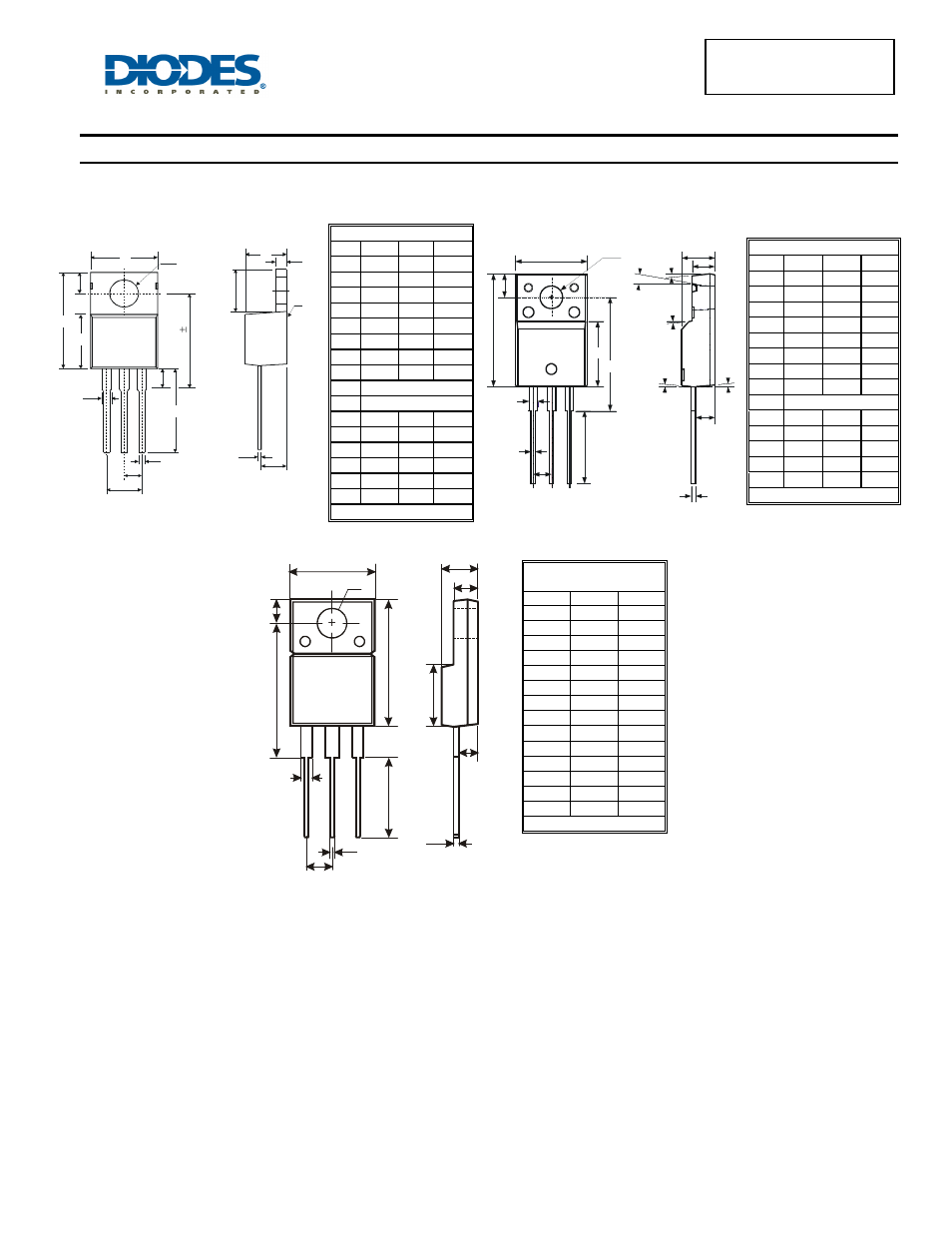 Package outline dimensions | Diodes SBR20U60CTFP User Manual | Page 4 / 5