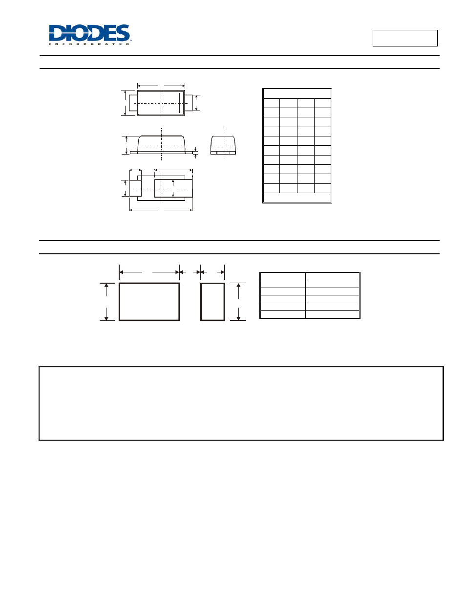 Package outline dimensions, Suggested pad layout, Sbr2a30p1 | Diodes SBR2A30P1 User Manual | Page 4 / 4