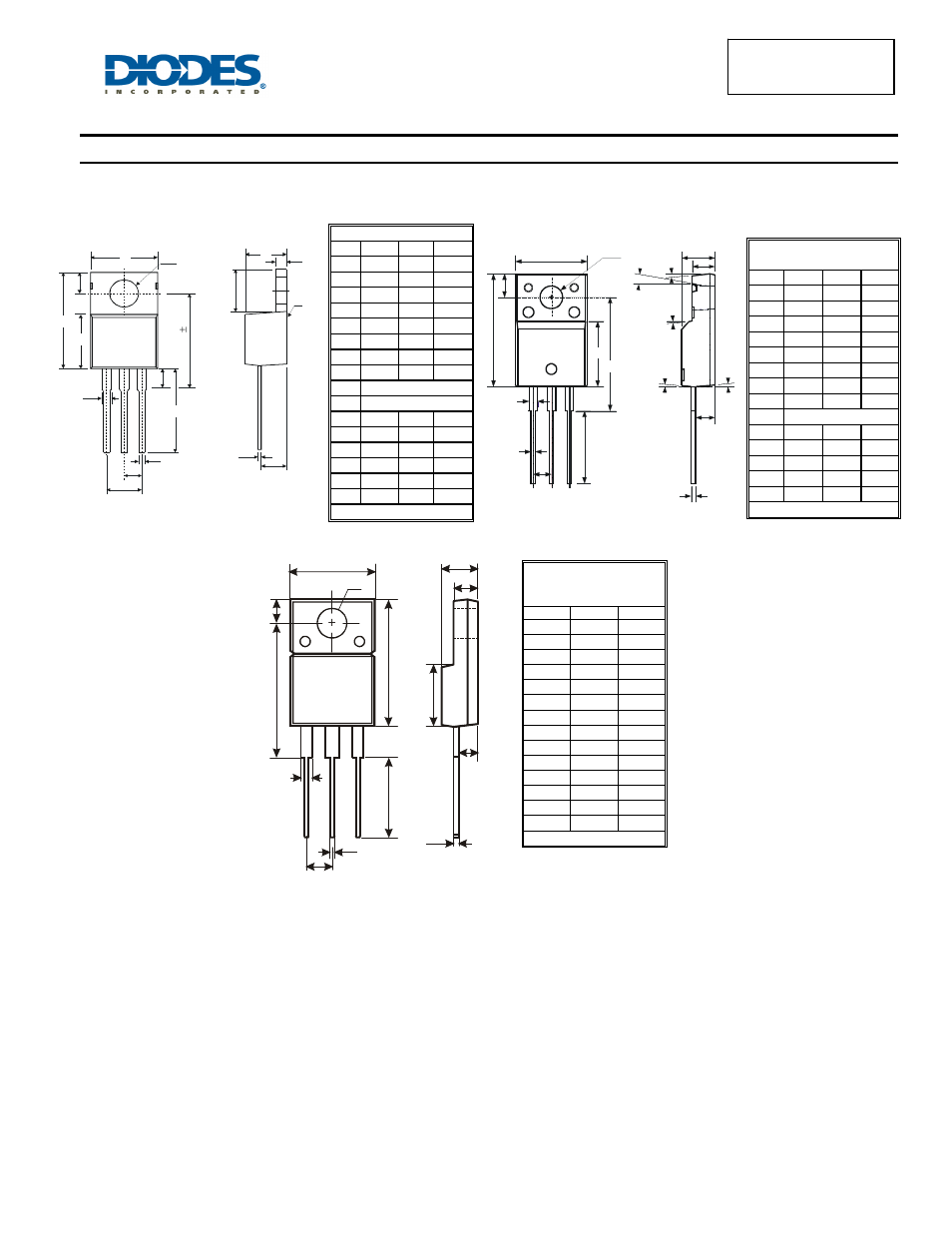 Package outline dimensions | Diodes SBR30200CTFP User Manual | Page 4 / 5