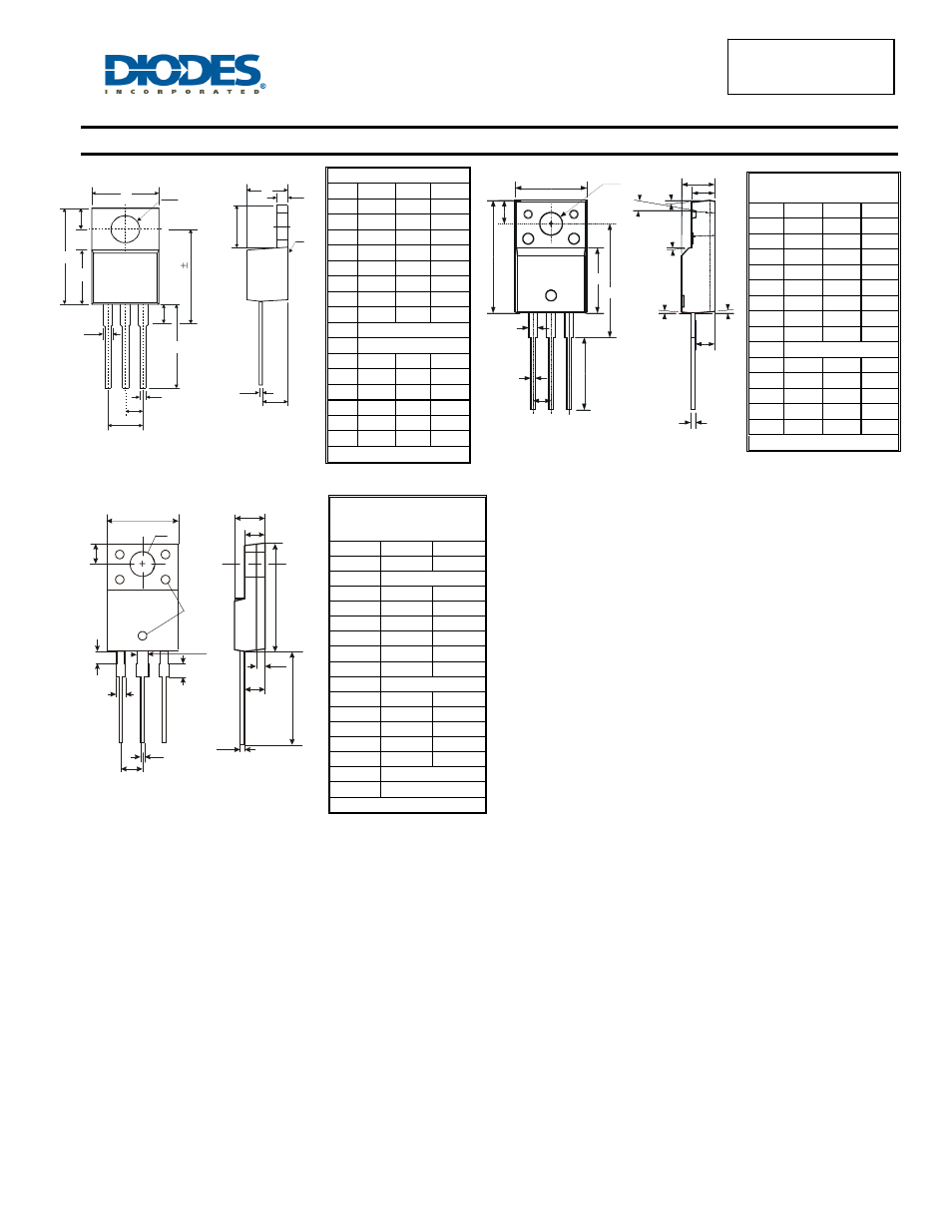 Package outline dimensions, Sbr3040 | Diodes SBR3040CTFP User Manual | Page 4 / 5