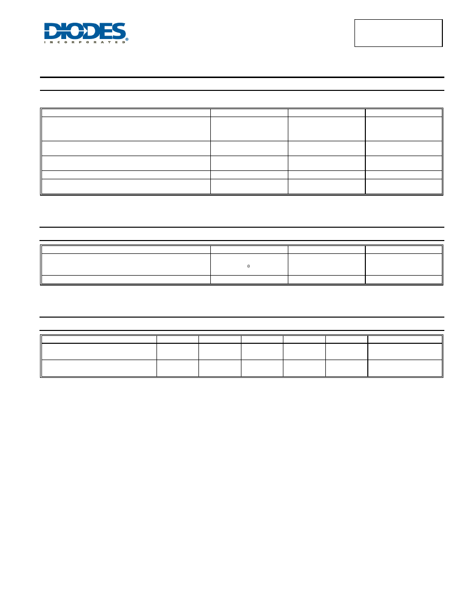 Maximum ratings (per leg), Thermal characteristics (per leg), Electrical characteristics (per leg) | Diodes SBR30A100CTFP User Manual | Page 2 / 5