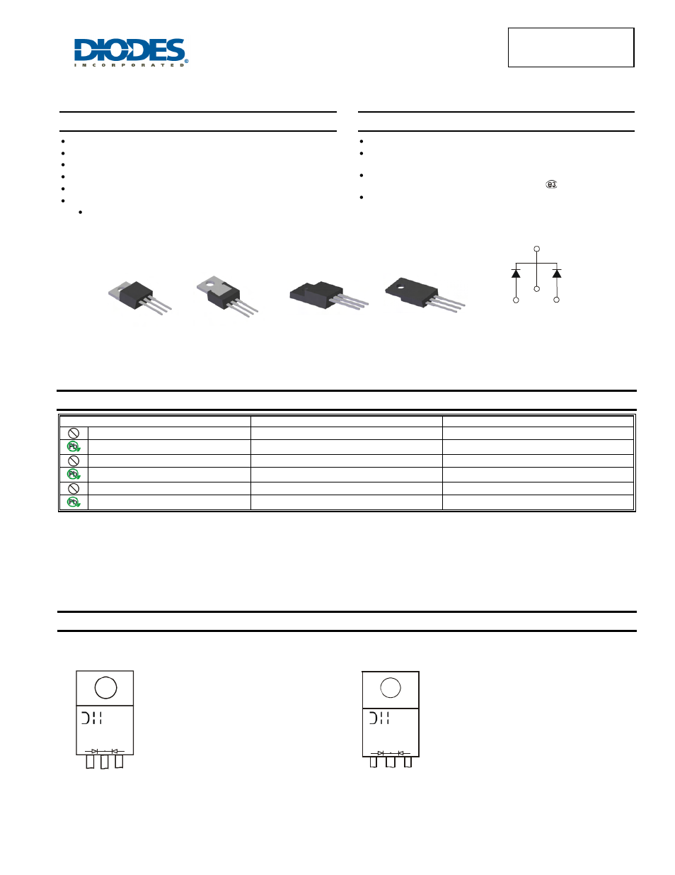 Diodes SBR30A150CTFP User Manual | 5 pages