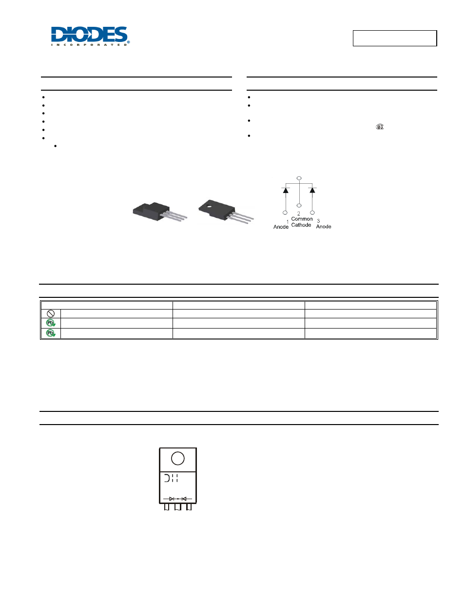 Diodes SBR30M40CTFP User Manual | 5 pages