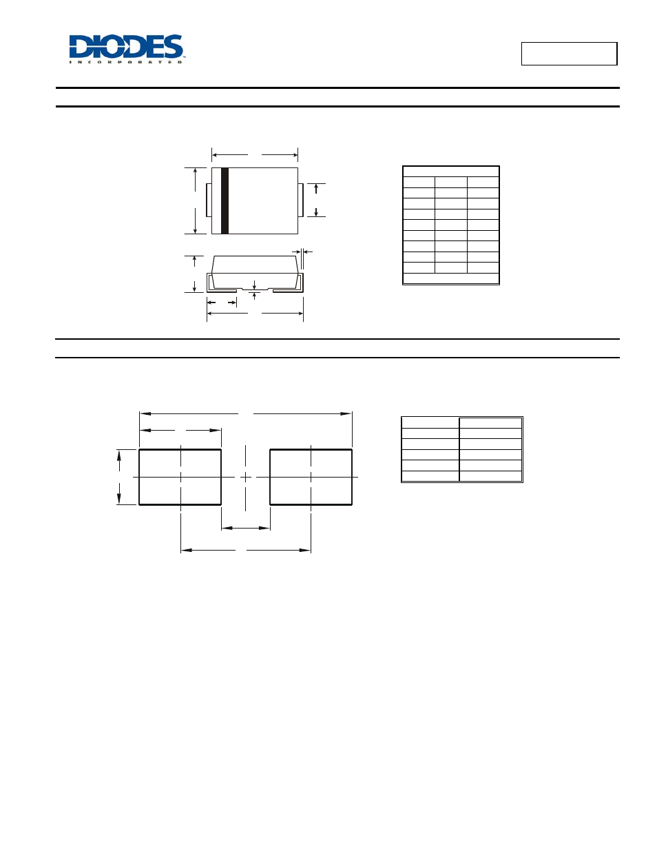 Sbr3a40sa, Package outline dimensions, Suggested pad layout | Diodes SBR3A40SA User Manual | Page 4 / 5