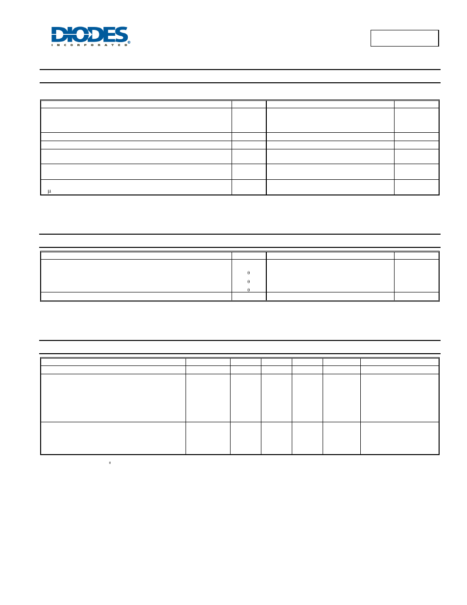 Maximum ratings, Thermal characteristics, Electrical characteristics | Sbr3m30p1 | Diodes SBR3M30P1 User Manual | Page 2 / 5