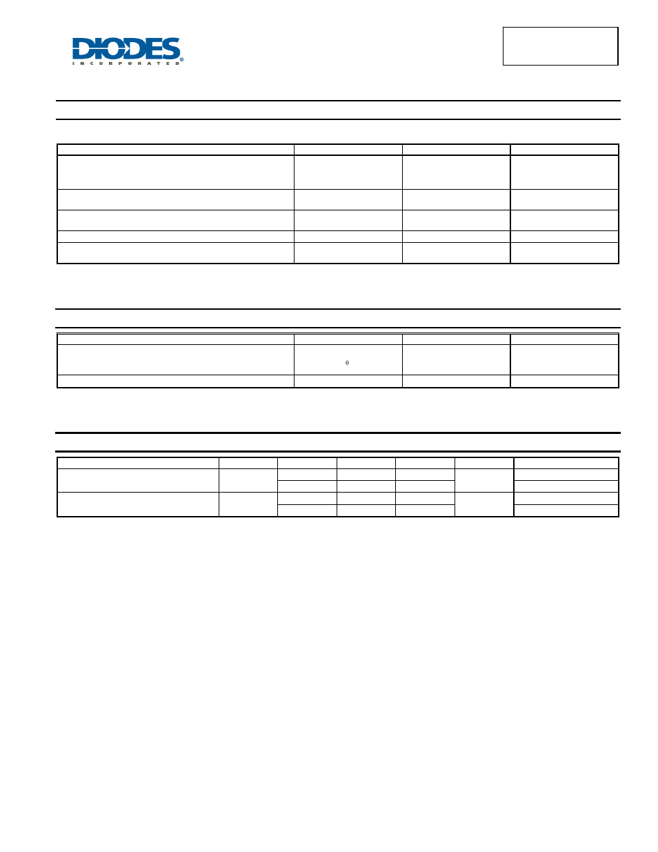 Maximum ratings (per leg), Thermal characteristics (per leg), Electrical characteristics (per leg) | Diodes SBR40100CTFP User Manual | Page 2 / 5