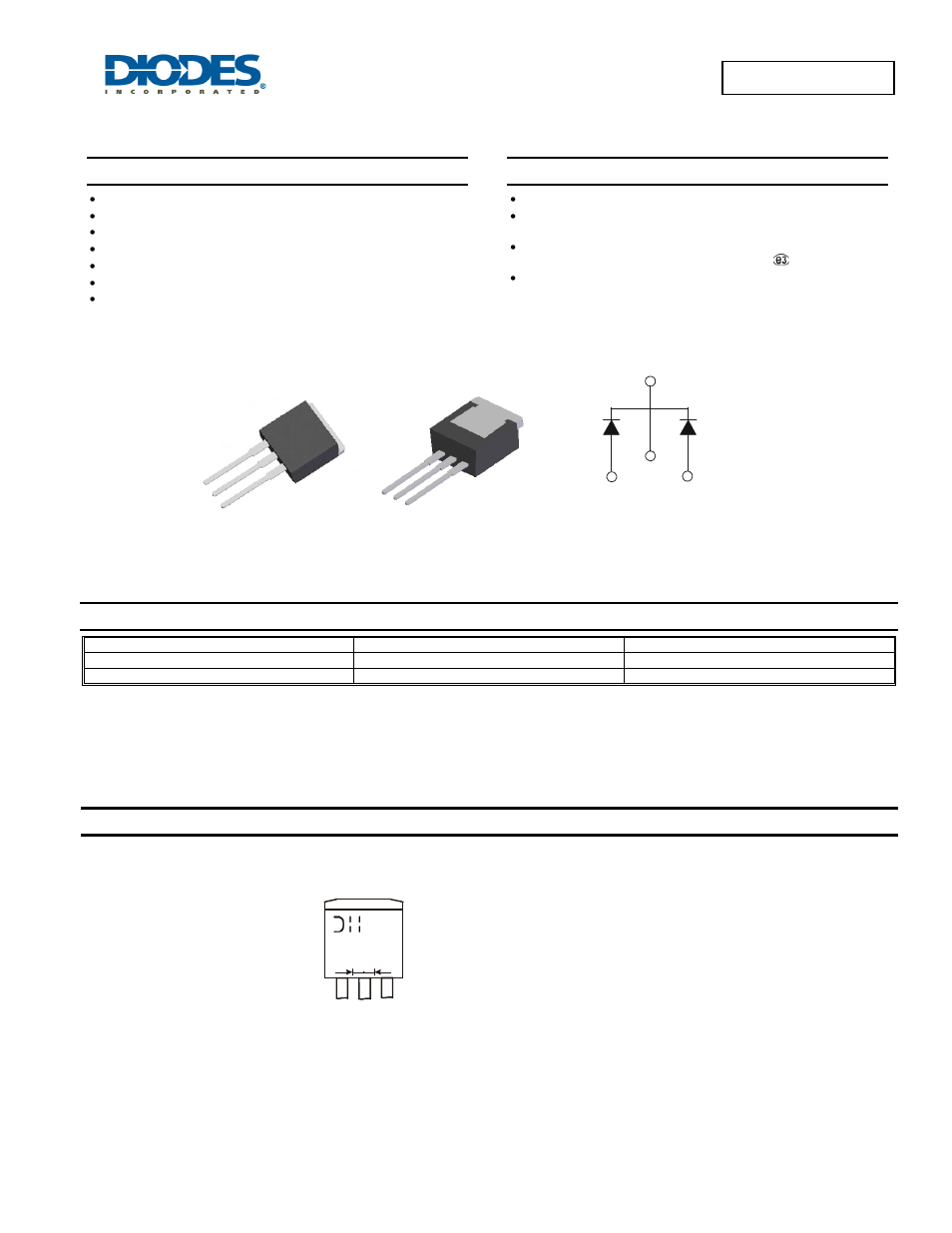 Diodes SBR40U100CTE User Manual | 4 pages