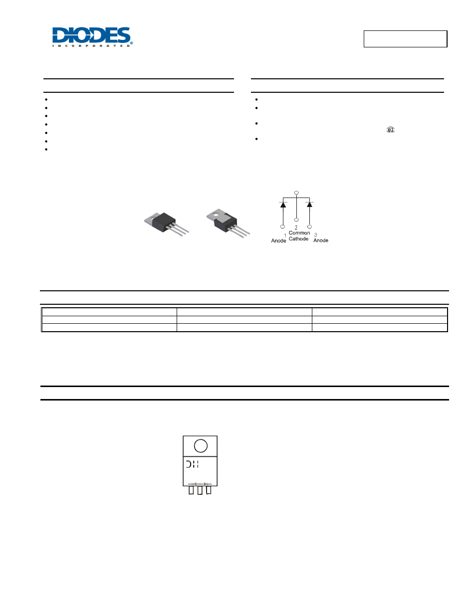 Diodes SBR40U120CT User Manual | 4 pages