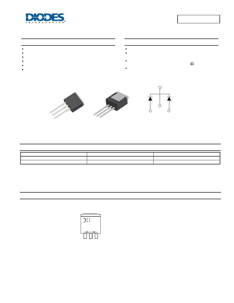Diodes SBR40U120CTE User Manual | 4 pages