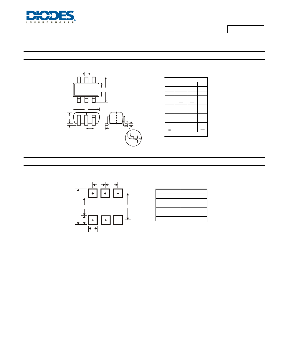 Zhcs2000, Package outline dimensions, Suggested pad layout | Diodes ZHCS2000 User Manual | Page 5 / 6