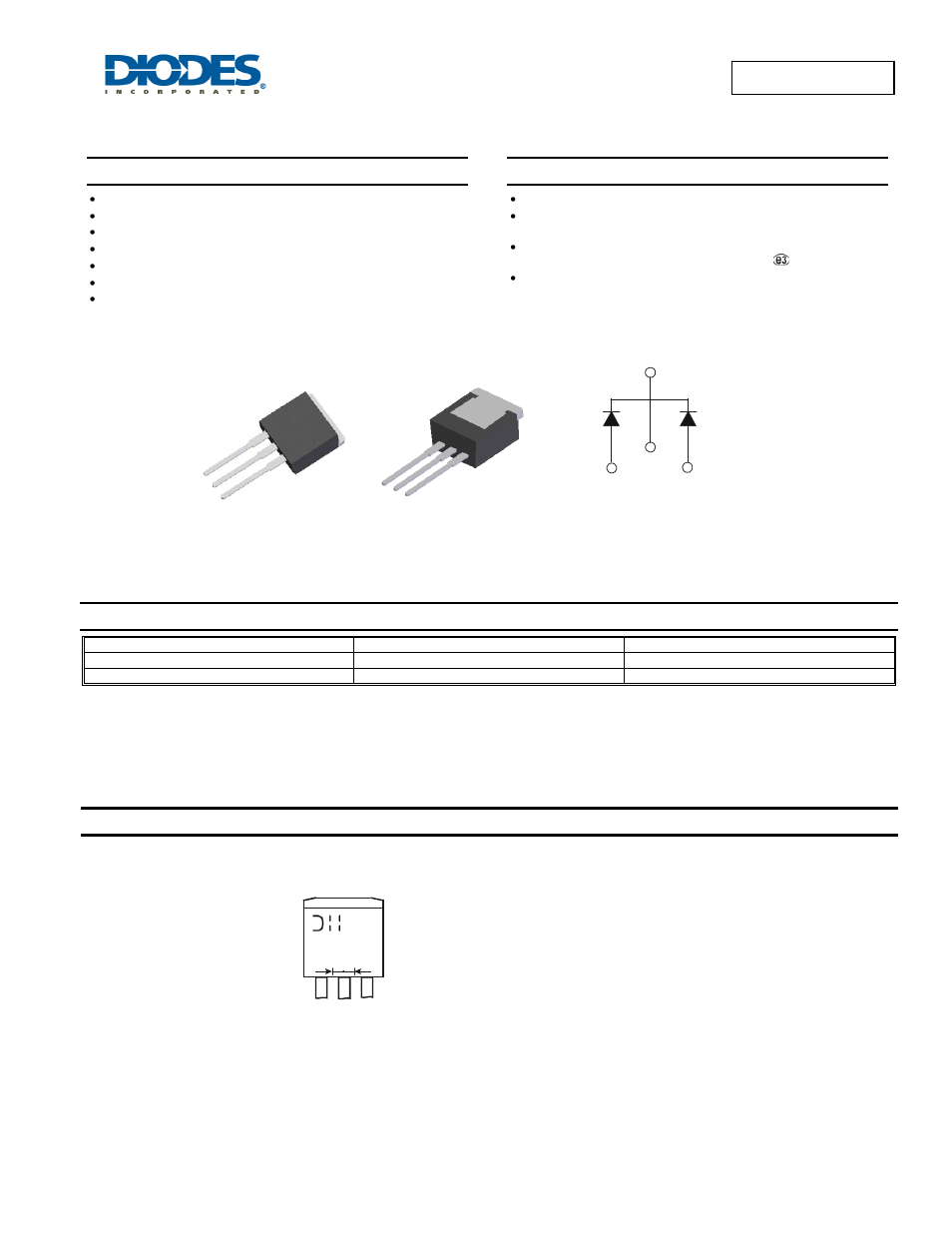 Diodes SBR40U60CTE User Manual | 4 pages