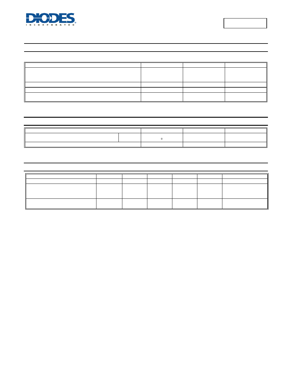 Sbr4u130lp, Maximum ratings, Thermal characteristics | Electrical characteristics | Diodes SBR4U130LP User Manual | Page 2 / 5