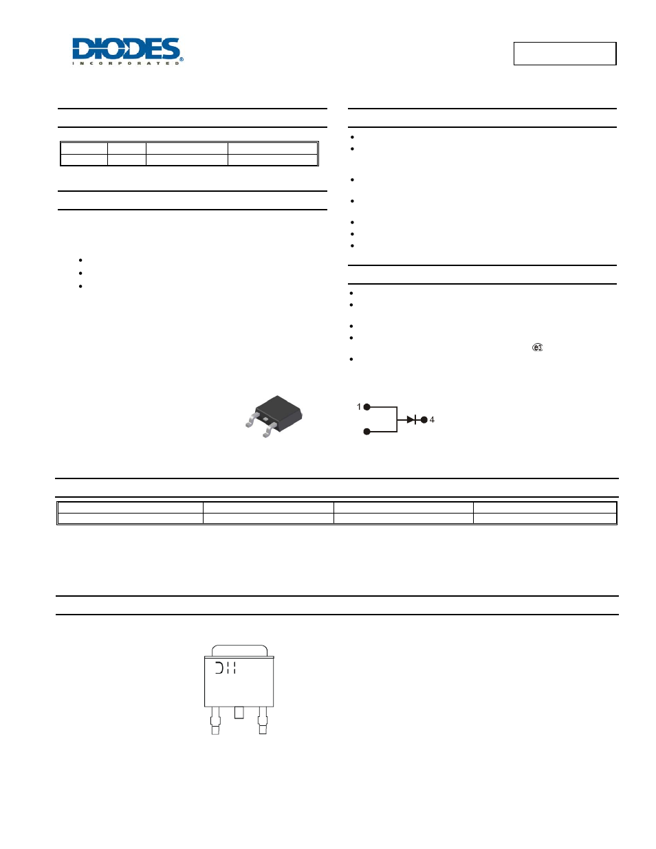 Diodes SBR1045D1Q User Manual | 5 pages