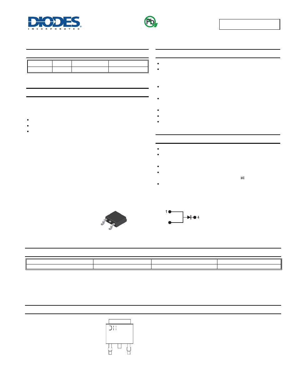 Diodes SBR10U45D1Q User Manual | 5 pages