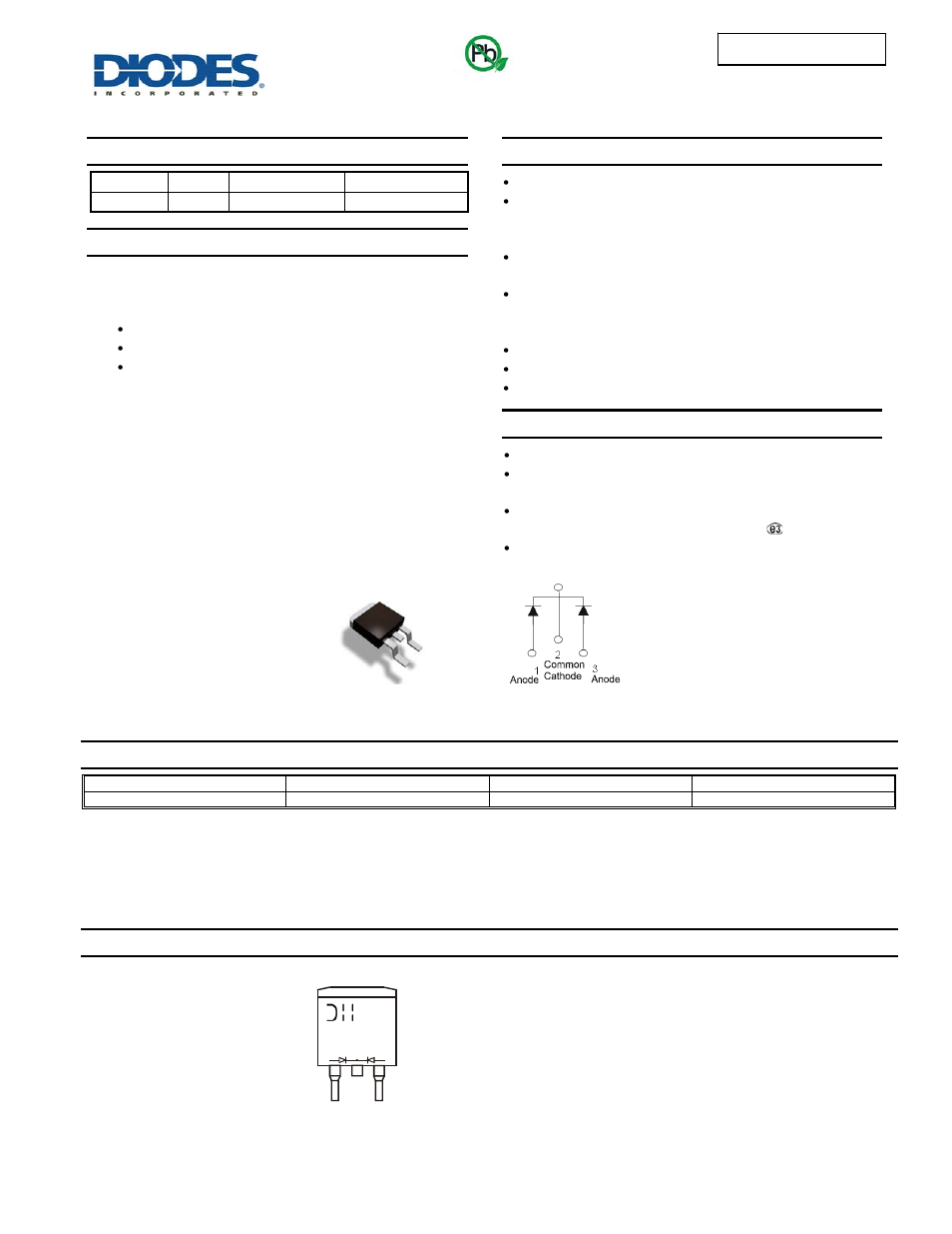 Diodes SBR20A60CTQ User Manual | 5 pages