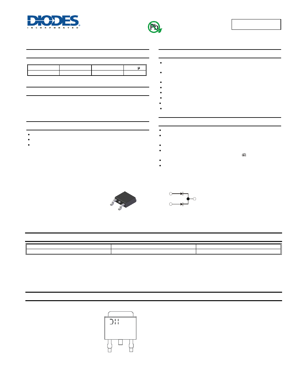 Diodes SBR660CTLQ User Manual | 6 pages