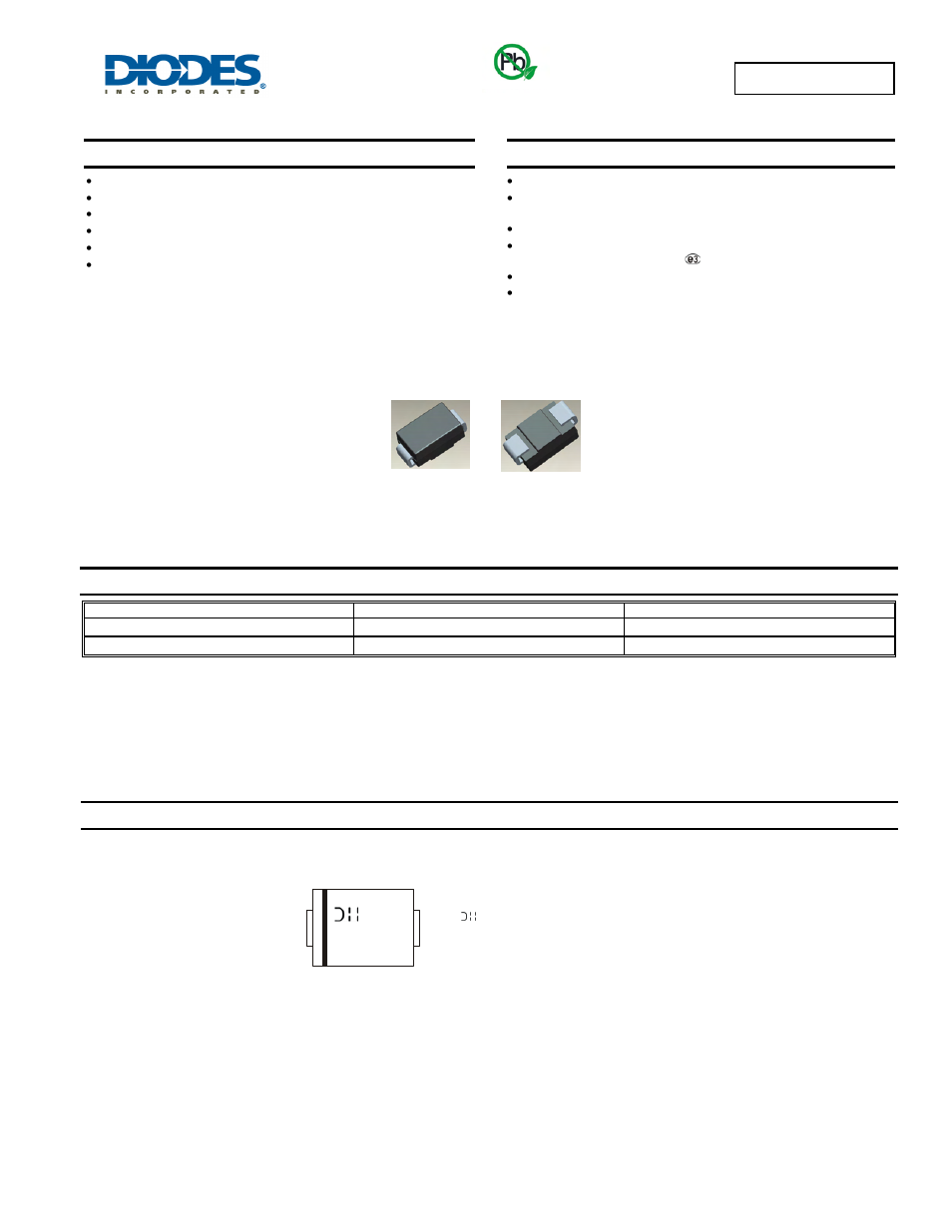 Diodes S2A/A - S2M/A User Manual | 4 pages