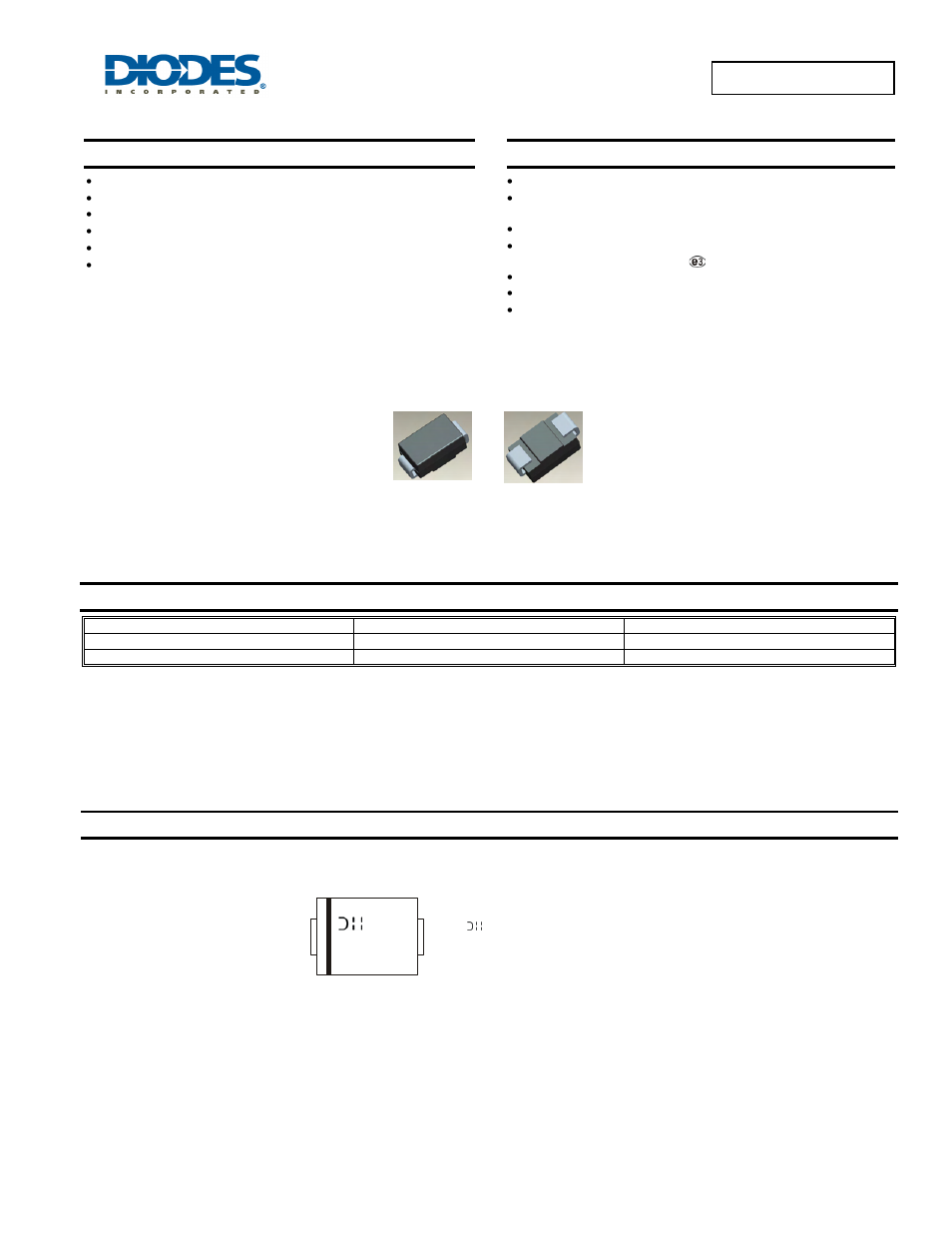 Diodes RS2A/A - RS2M/A User Manual | 4 pages