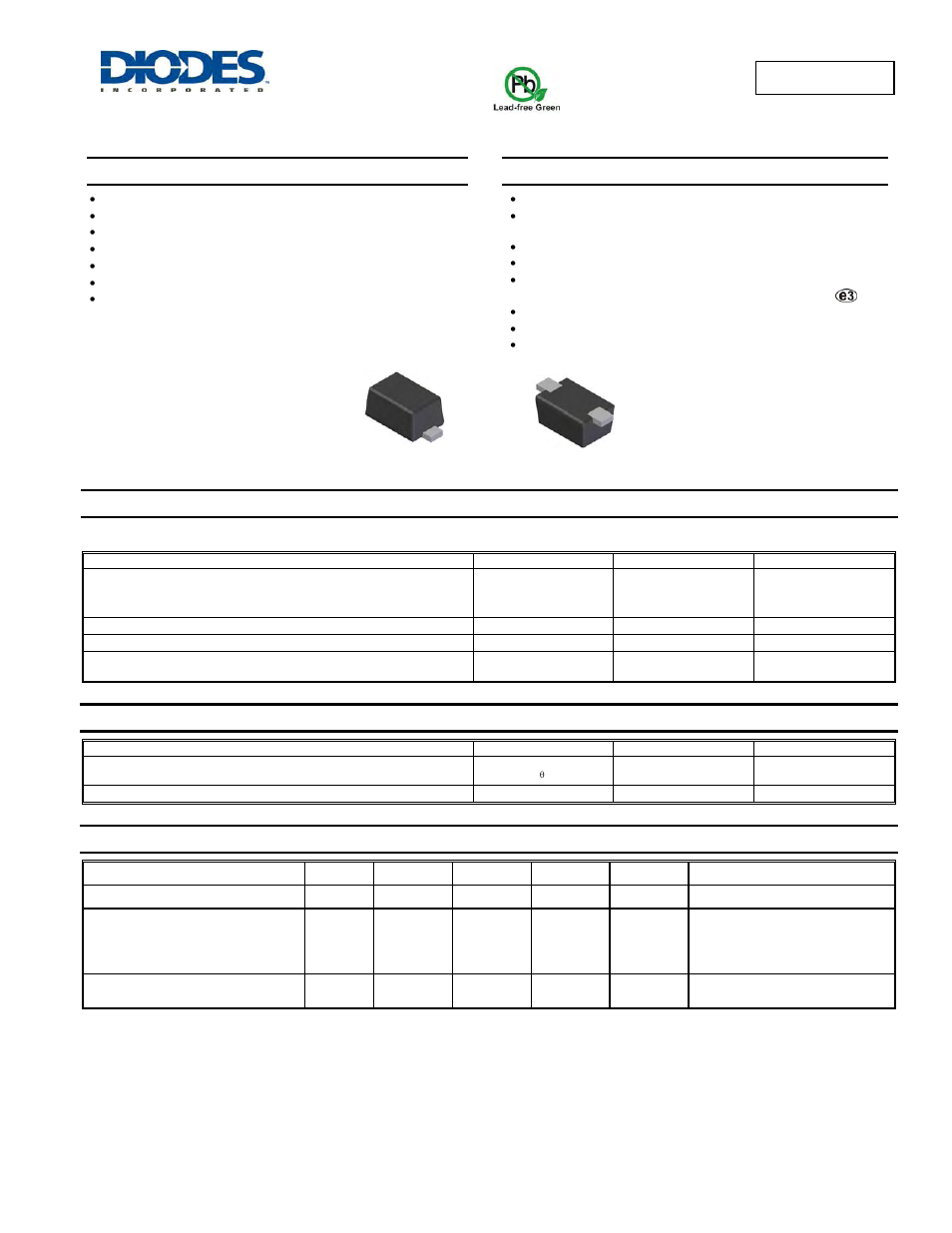 Diodes SBR0220T5 User Manual | 3 pages