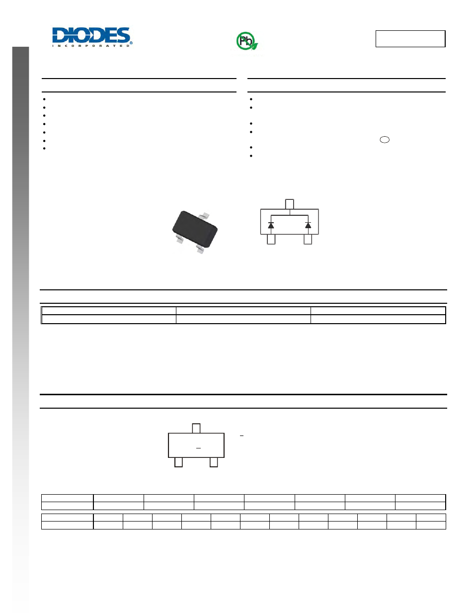 Diodes SBR0330CW User Manual | 5 pages