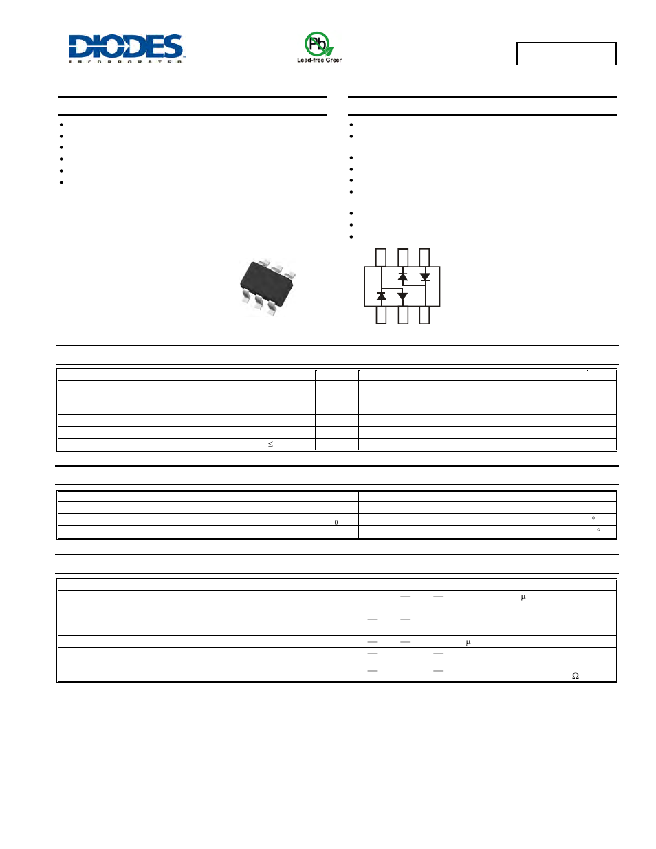 Diodes SD103ASDM User Manual | 3 pages