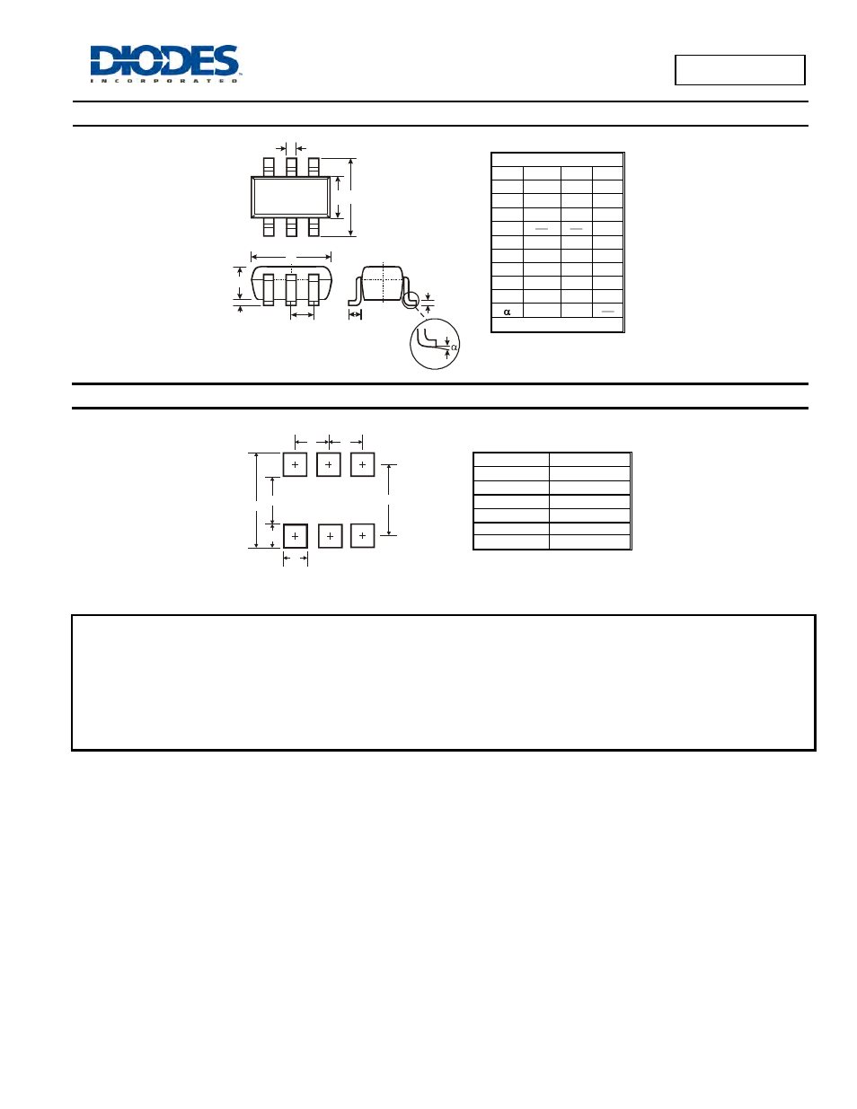 Package outline dimensions, Suggested pad layout, Sd103asdm | Diodes SD103ASDM User Manual | Page 3 / 3