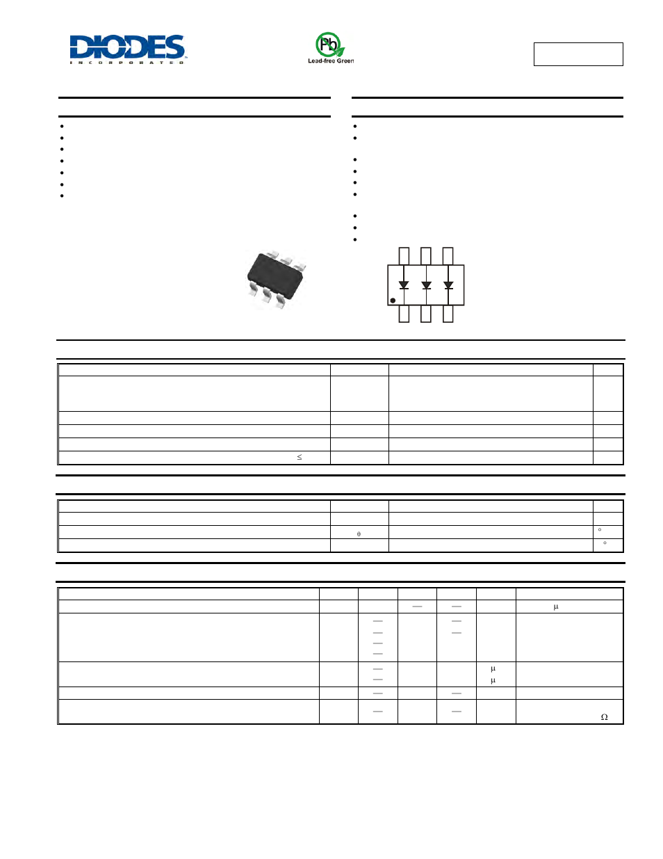 Diodes SD103ATW User Manual | 3 pages