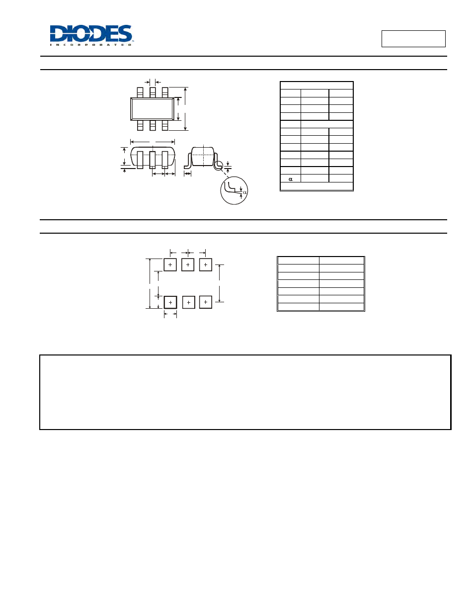 Package outline dimensions, Suggested pad layout, Sd103atw | Diodes SD103ATW User Manual | Page 3 / 3