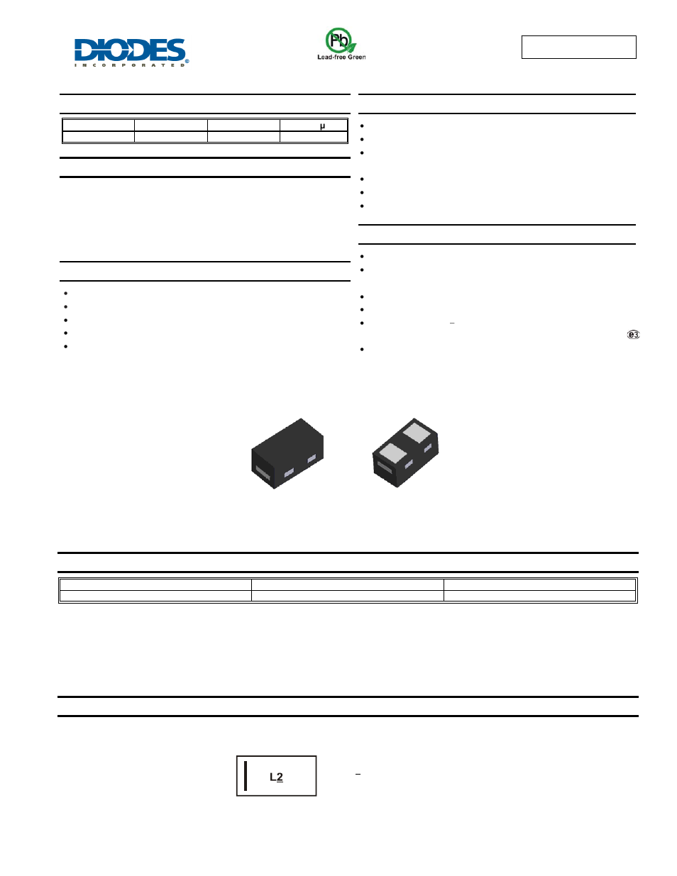 Diodes SDM02U30LP3 User Manual | 4 pages