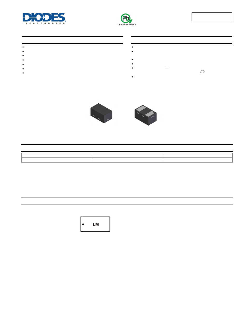 Diodes SDM20U30LP User Manual | 4 pages