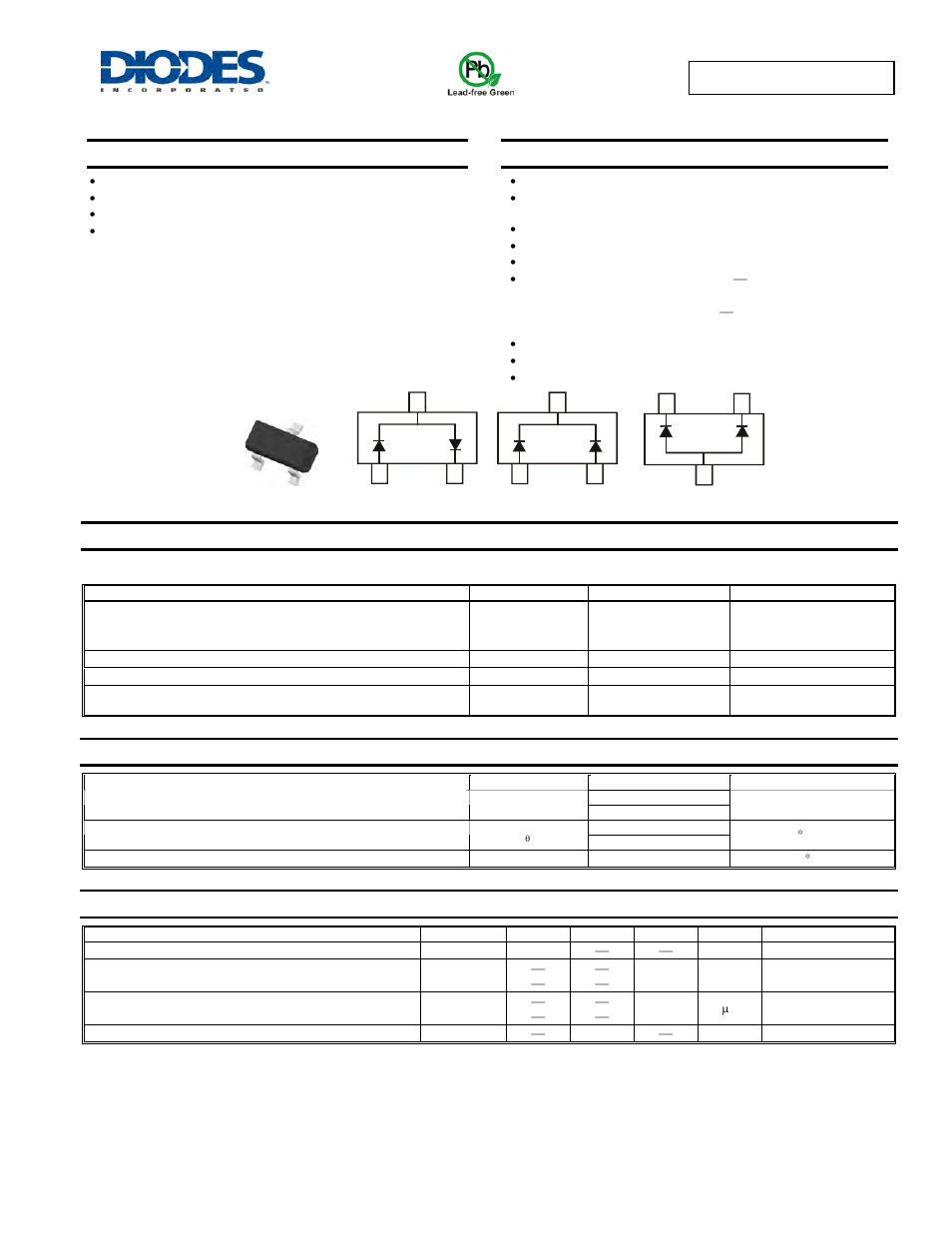 Diodes SDM40E20L /S /C /A User Manual | 3 pages