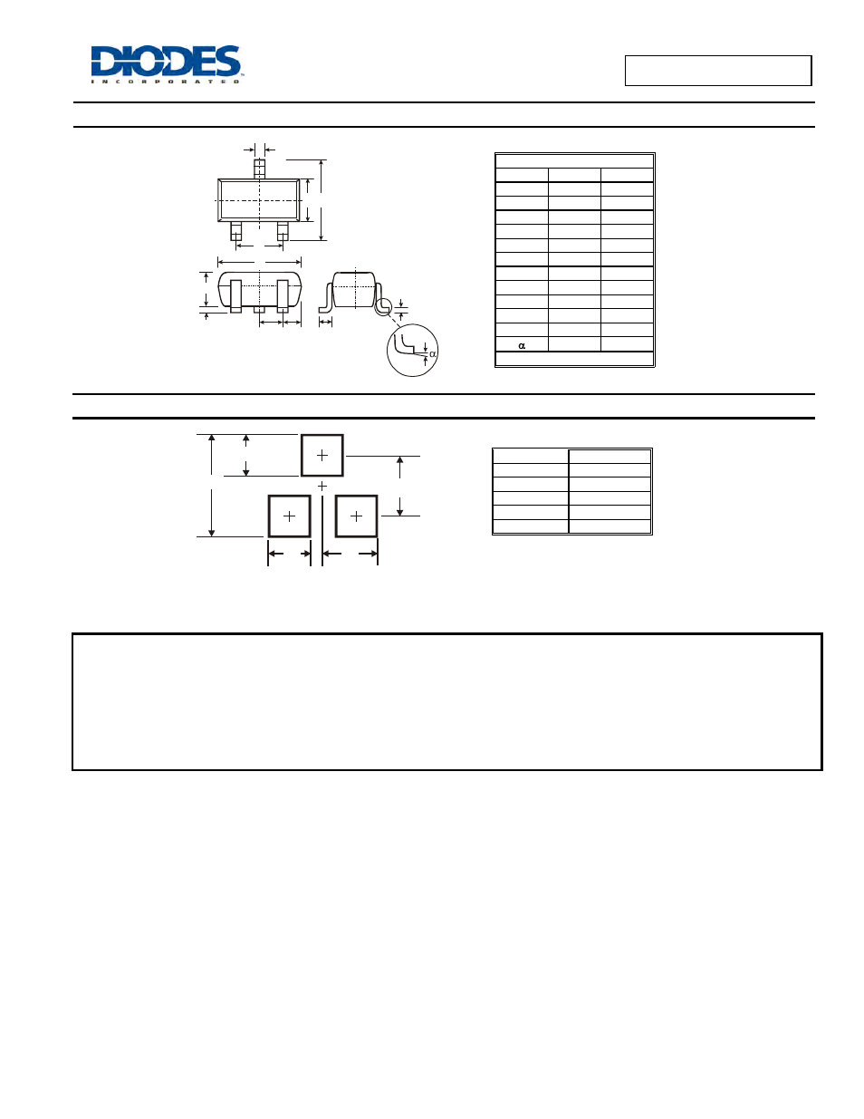 Package outline dimensions, Suggested pad layout, Package outline dimensions sdm40e20l /s /c /a | Diodes SDM40E20L /S /C /A User Manual | Page 3 / 3