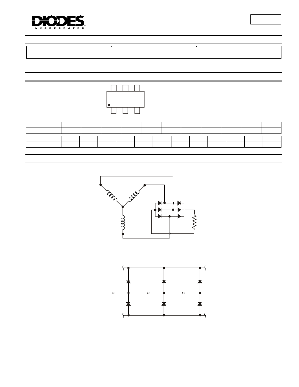 Marking information, Sda006, Ordering information | Typical applications, Jac ym | Diodes SDA006 User Manual | Page 3 / 4