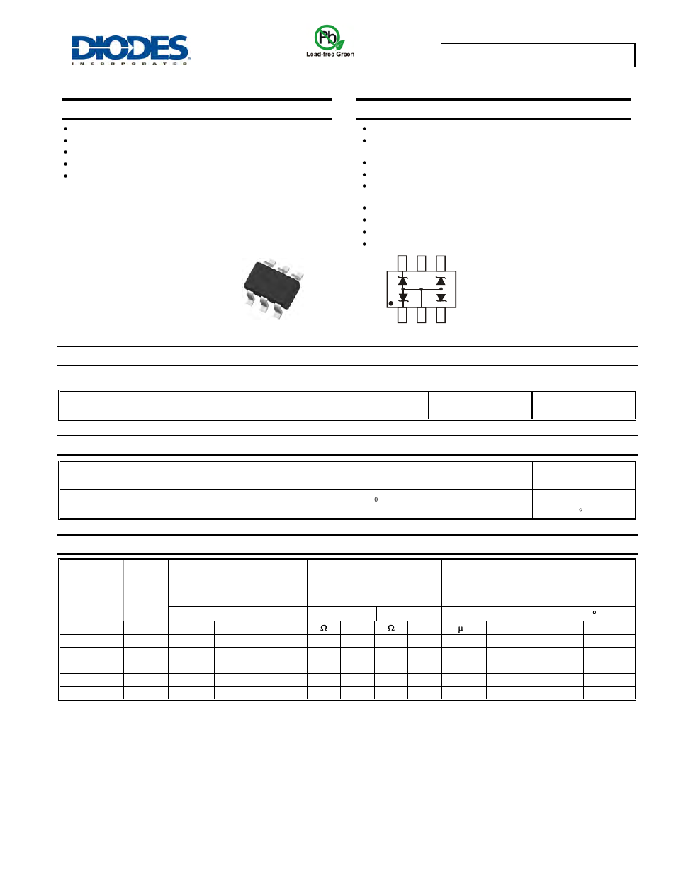 Diodes QZX363C5V6 - QZX363C20 User Manual | 4 pages