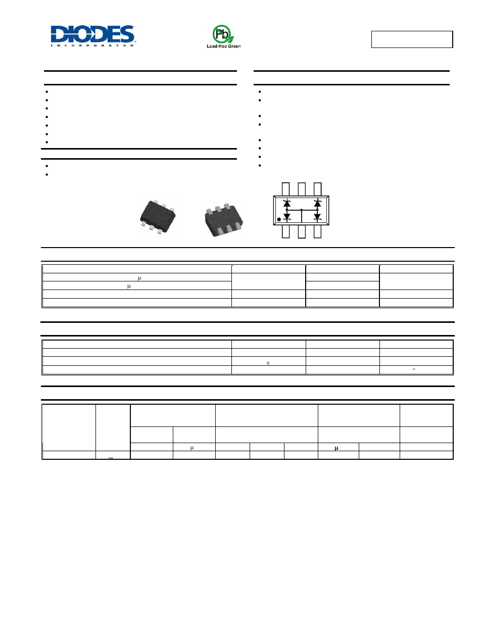 Diodes QZX563C6V8C User Manual | 3 pages