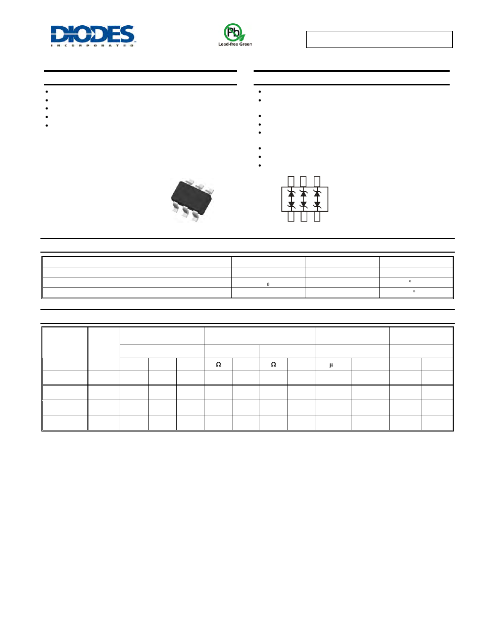 Diodes TBZ363C5V5 - TBZ363C20V8 User Manual | 3 pages