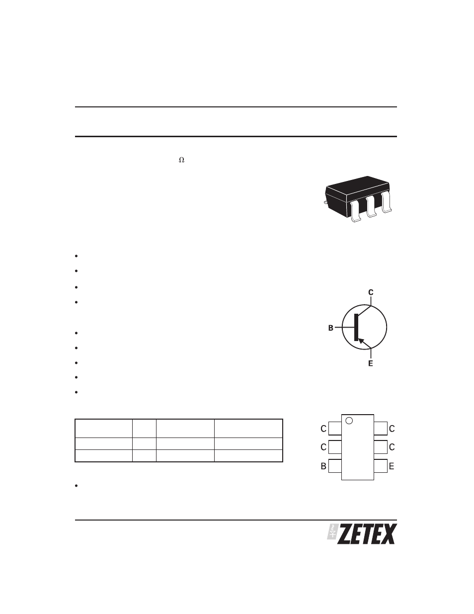 Diodes ZX5T2E6 User Manual | 6 pages