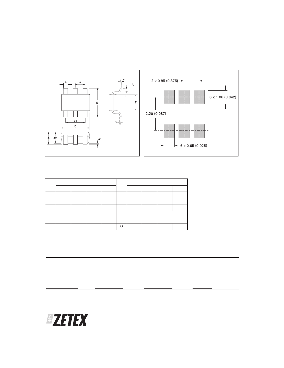 Zx5t2e6 | Diodes ZX5T2E6 User Manual | Page 6 / 6