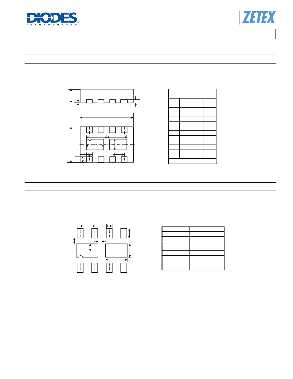 Zxtc6717mc, Package outline dimensions, Suggested pad layout | Diodes ZXTC6717MC User Manual | Page 8 / 9