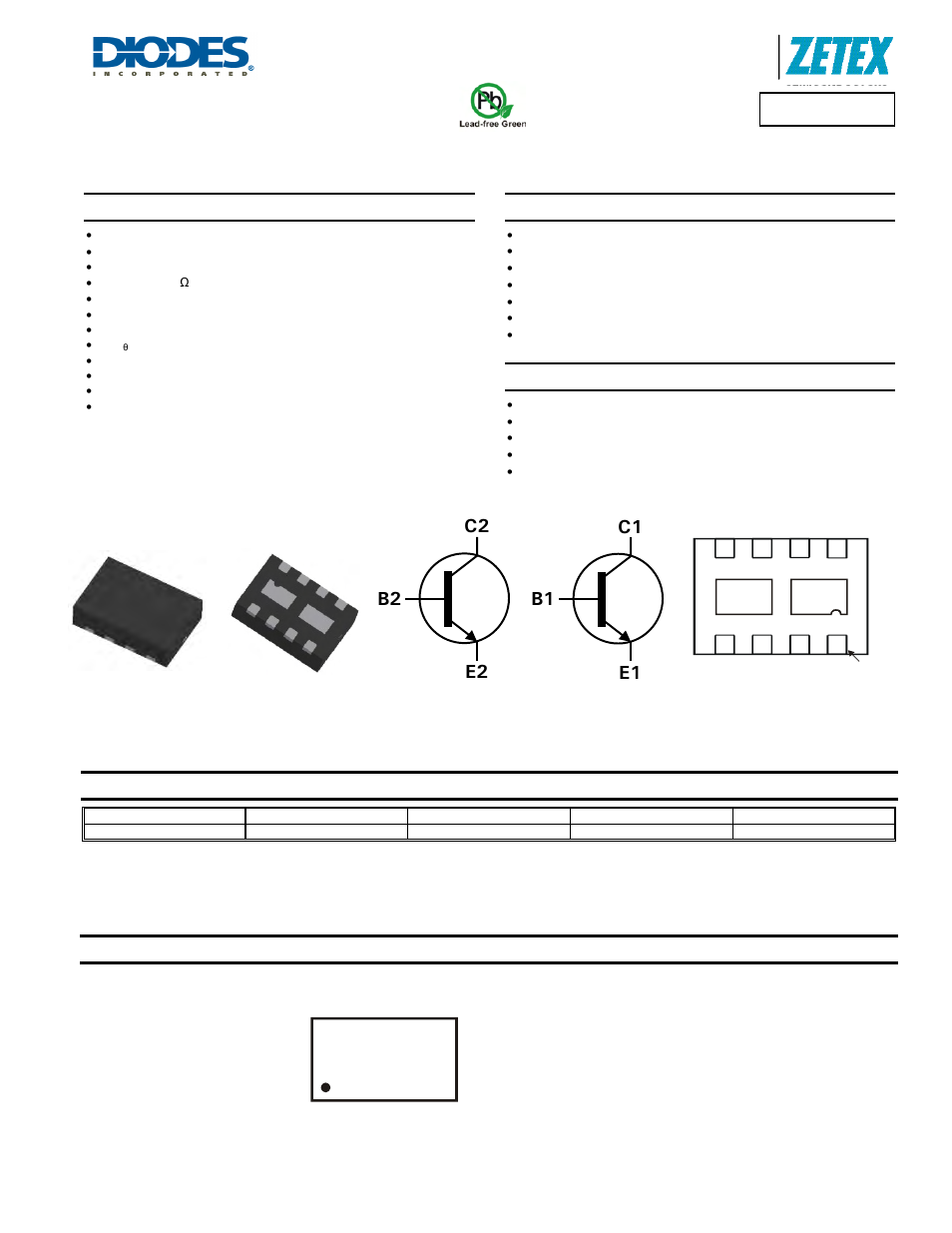 Diodes ZXTD618MC User Manual | 7 pages