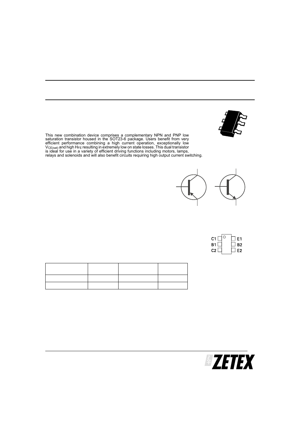 Diodes ZXTD6717E6 User Manual | 7 pages